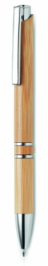 Logo trade advertising product photo of: Bamboo automatic ball pen